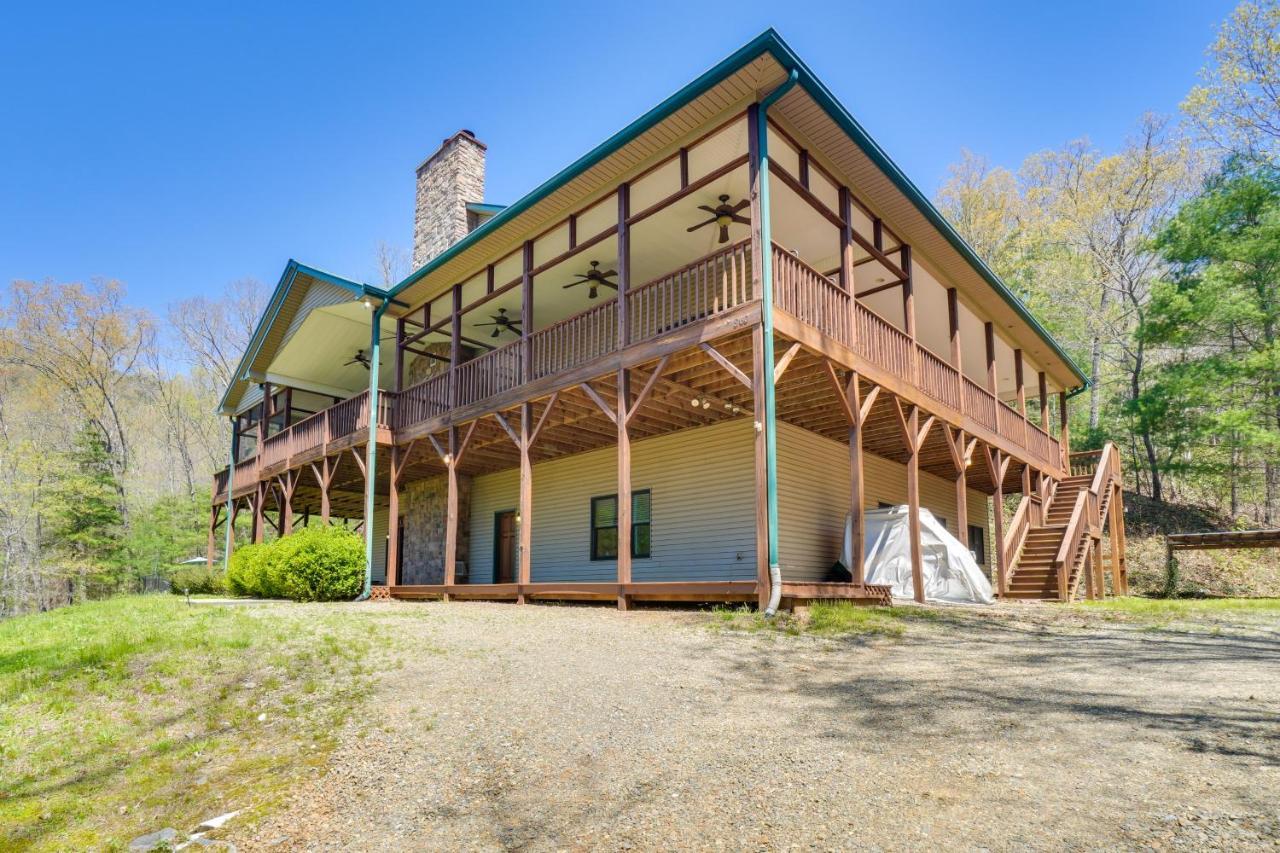 Expansive Home On 16 Acres With Smoky Mountain Views Murphy Exterior photo